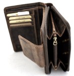 PORTFEL DAMSKI SKÓRA VINTAGE GREENBURRY