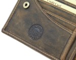 PORTFEL MĘSKI Z WYJMOWANĄ WKŁADKĄ POZIOM SKÓRA VINTAGE GREENBURRY 1702-25