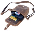 TOREBKA MAŁA NA RAMIĘ LISTONOSZKA SKÓRA VINTAGE GREENBURRY 1630-25